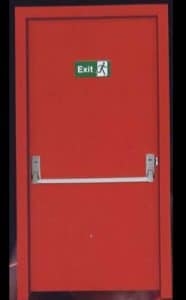 ضد حریق یک لنگه و ضوابط آن - درب‌های ضد حریق و ضوابط آن