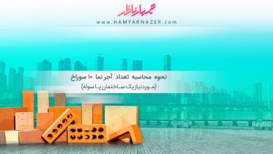 نحوه محاسبه تعداد آجرنما 10 سوراخ مورد نیاز یک ساختمان یا سوله