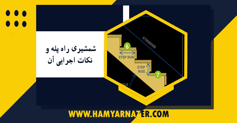 شمشیری راه پله و نکات اجرایی آن